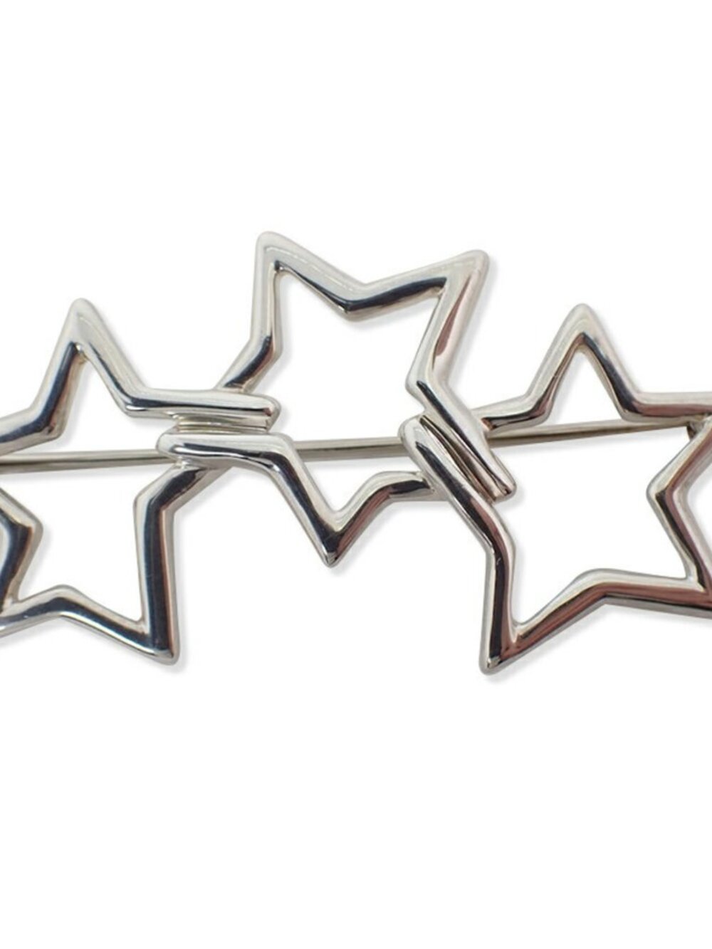 #136 - TIFFANY & Co. 925 Triple Star Brooch